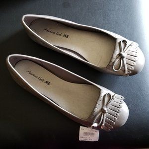American Eagle flat loafer silver Shoe sz 7
